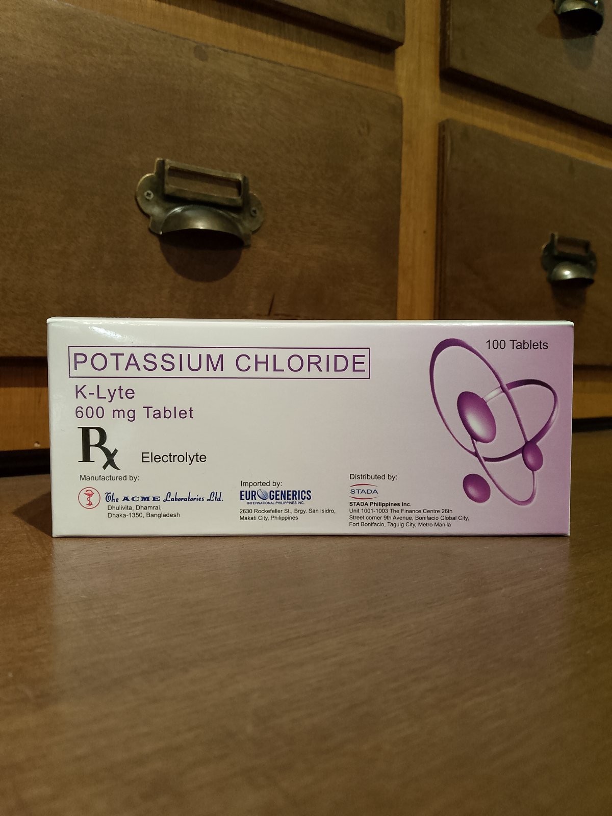 Potassium Chloride (K-Lyte) 600mg Tablet