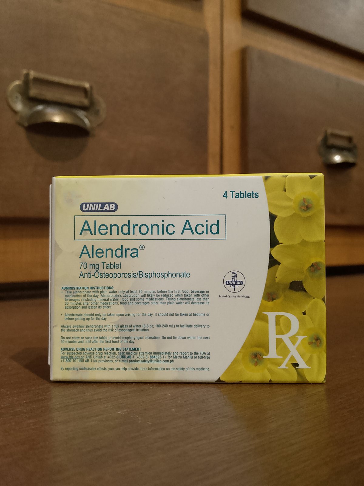 Alendronic Acid (Alendra) 70mg 1's Tablet