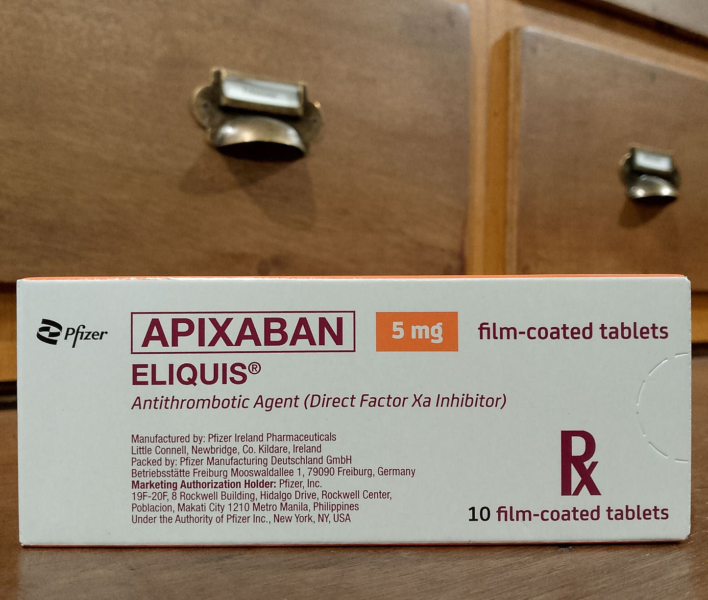 Apixaban (Eliquis) 5mg Film-coated Tablet
