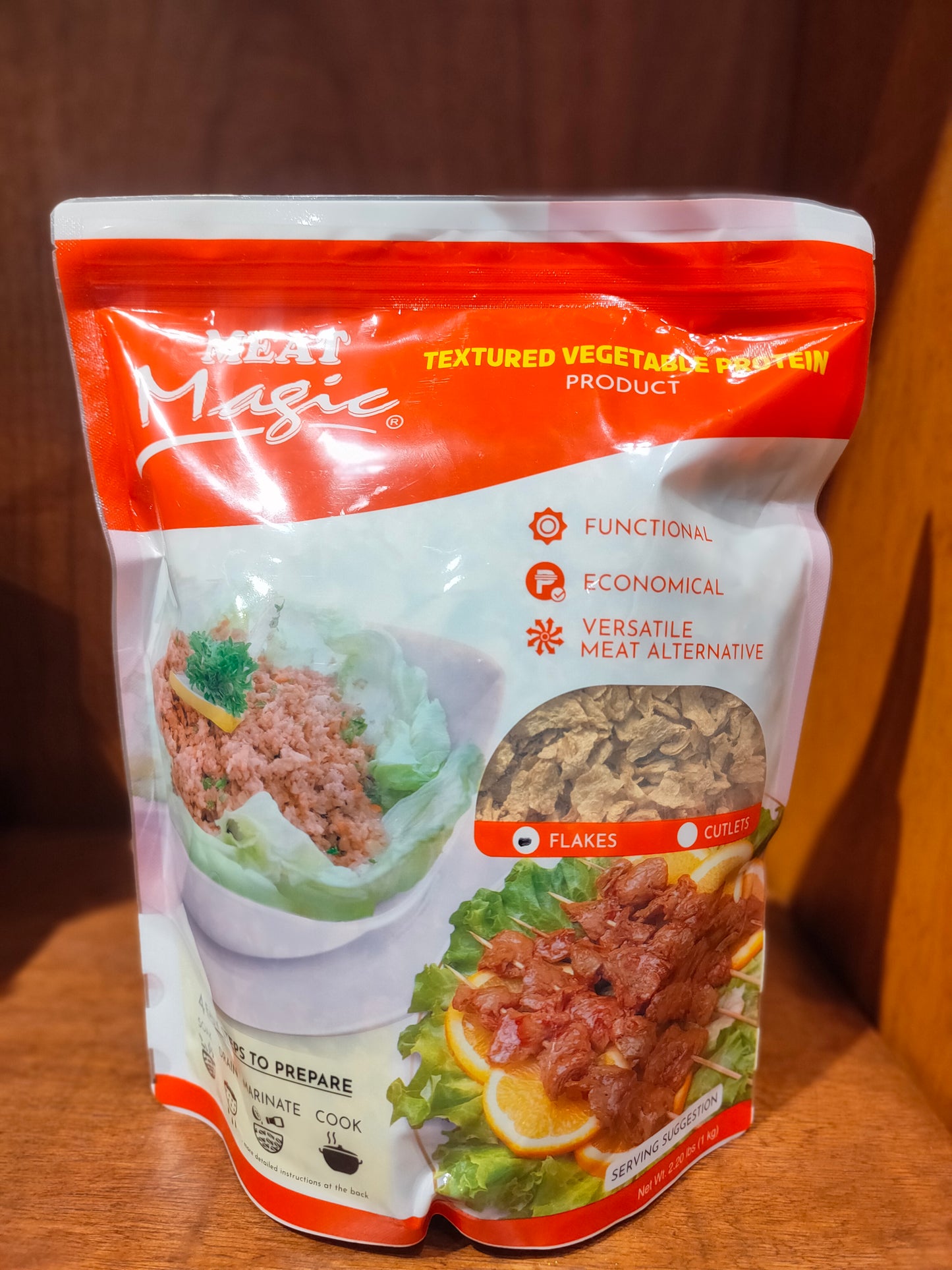 Meat Magic Flakes Textured Vegetable Protein 1kg