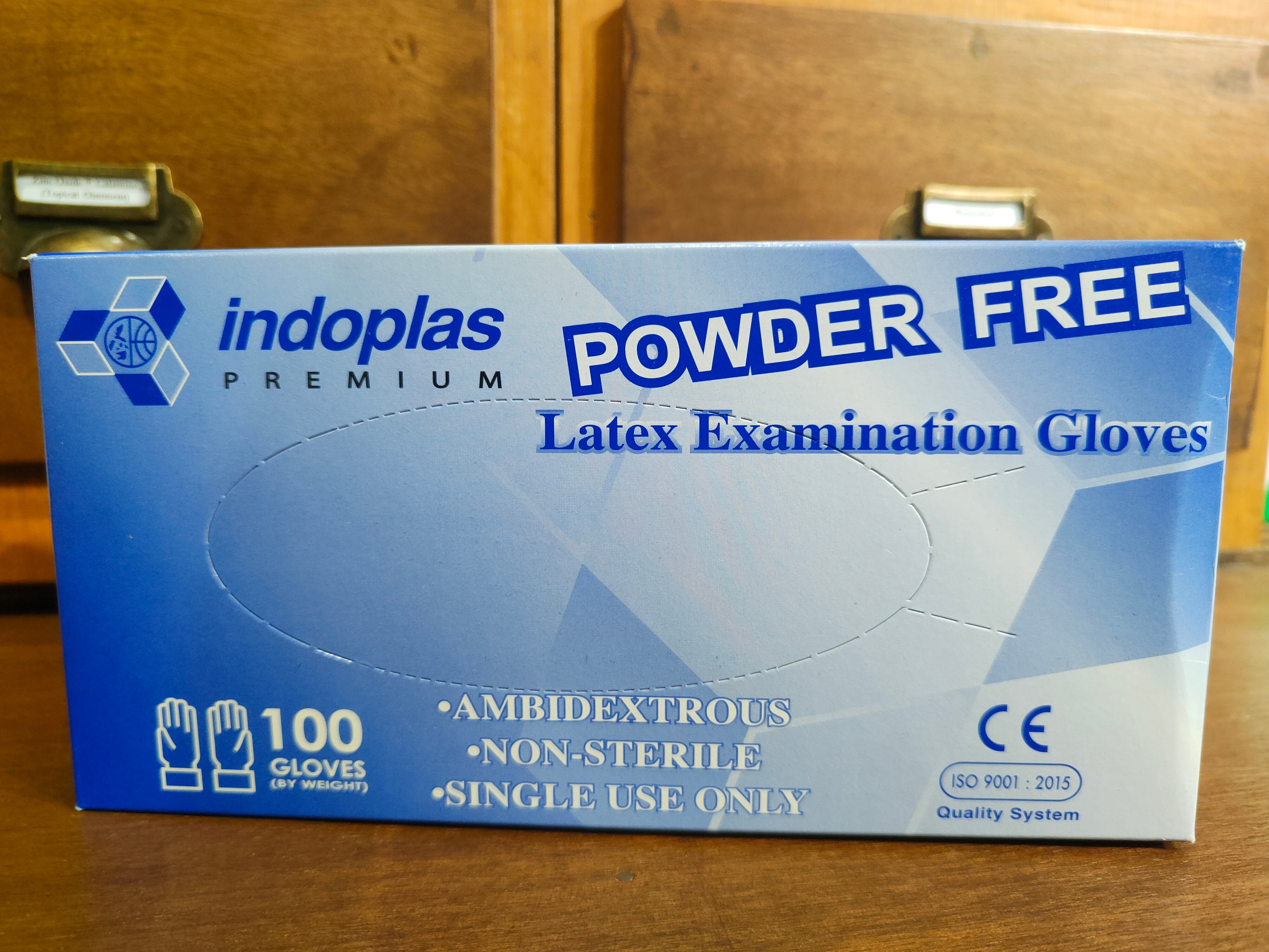 GLOVES LATEX INDOPLAS M /PCS - Main Image