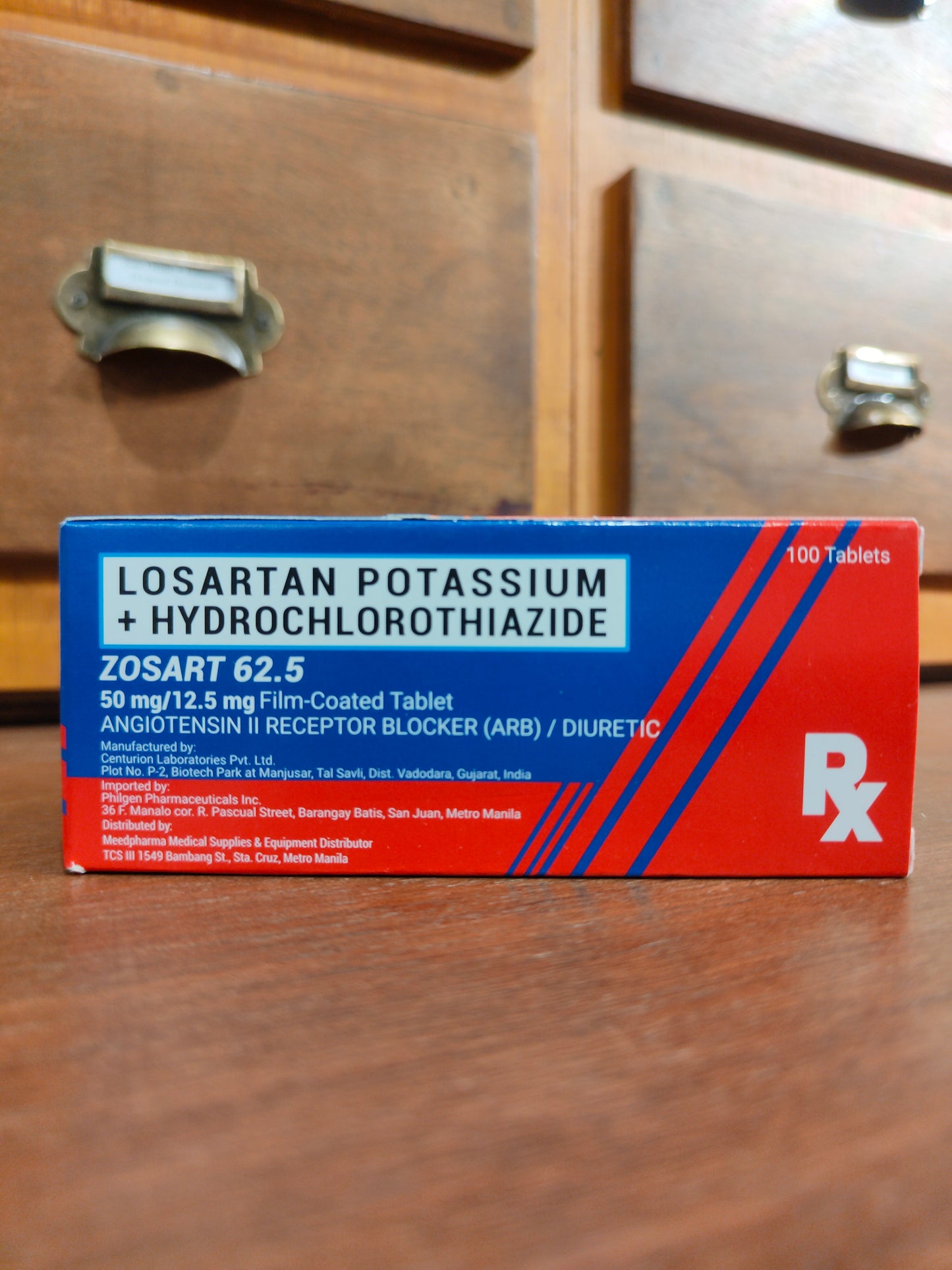 Losartan + Hctz 50mg/12.5Mg Fc Tab (Zosart)