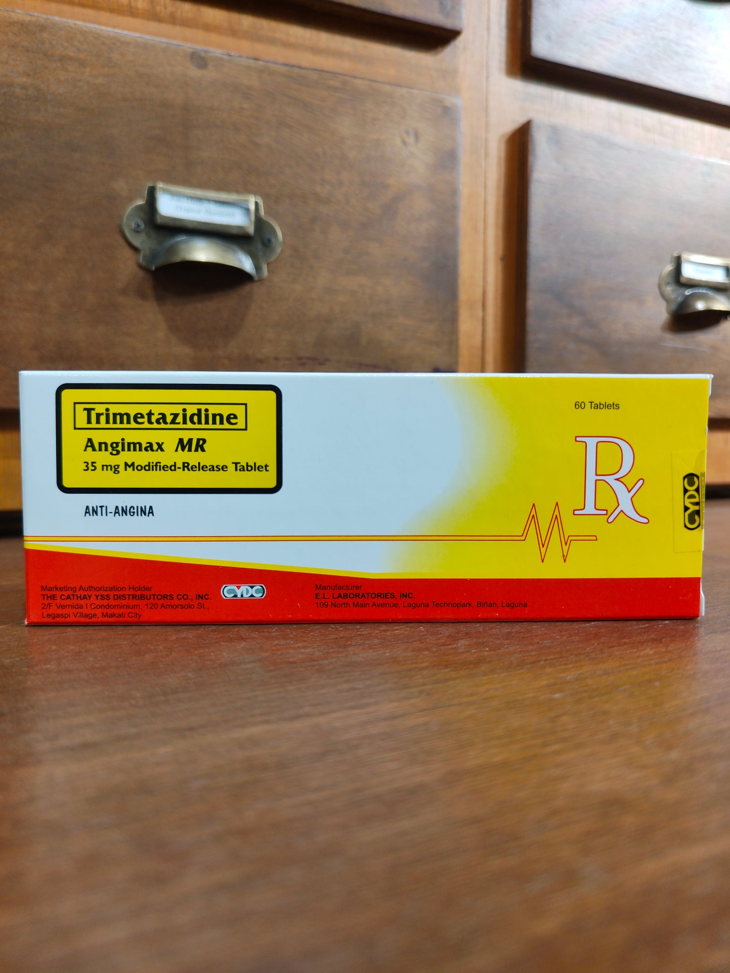 Trimetazidine (ANGIMAX) 35mg MR TAB