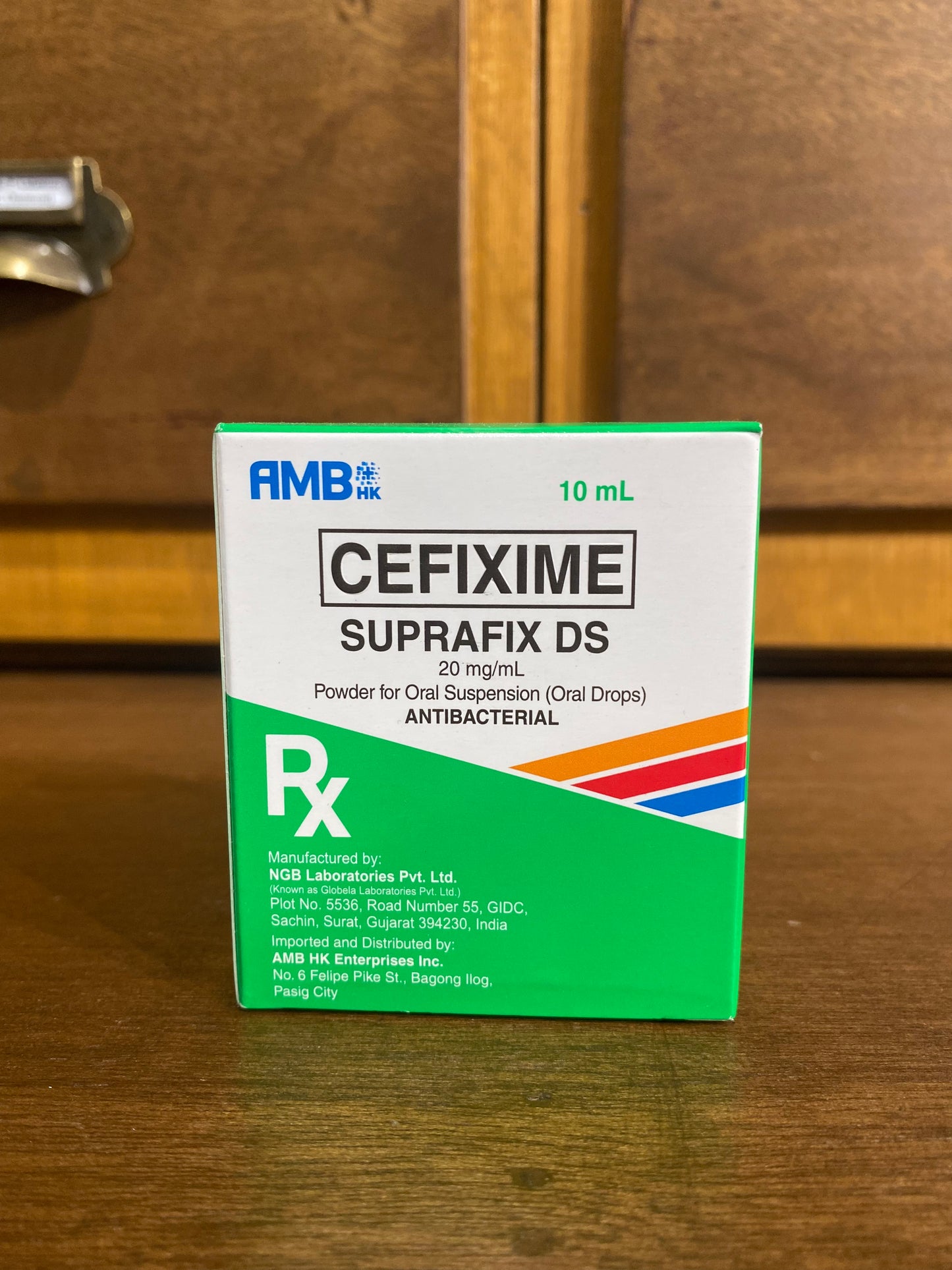 Cefixime (SUPRAFIX DS) 20mg/mL 10mL Drops