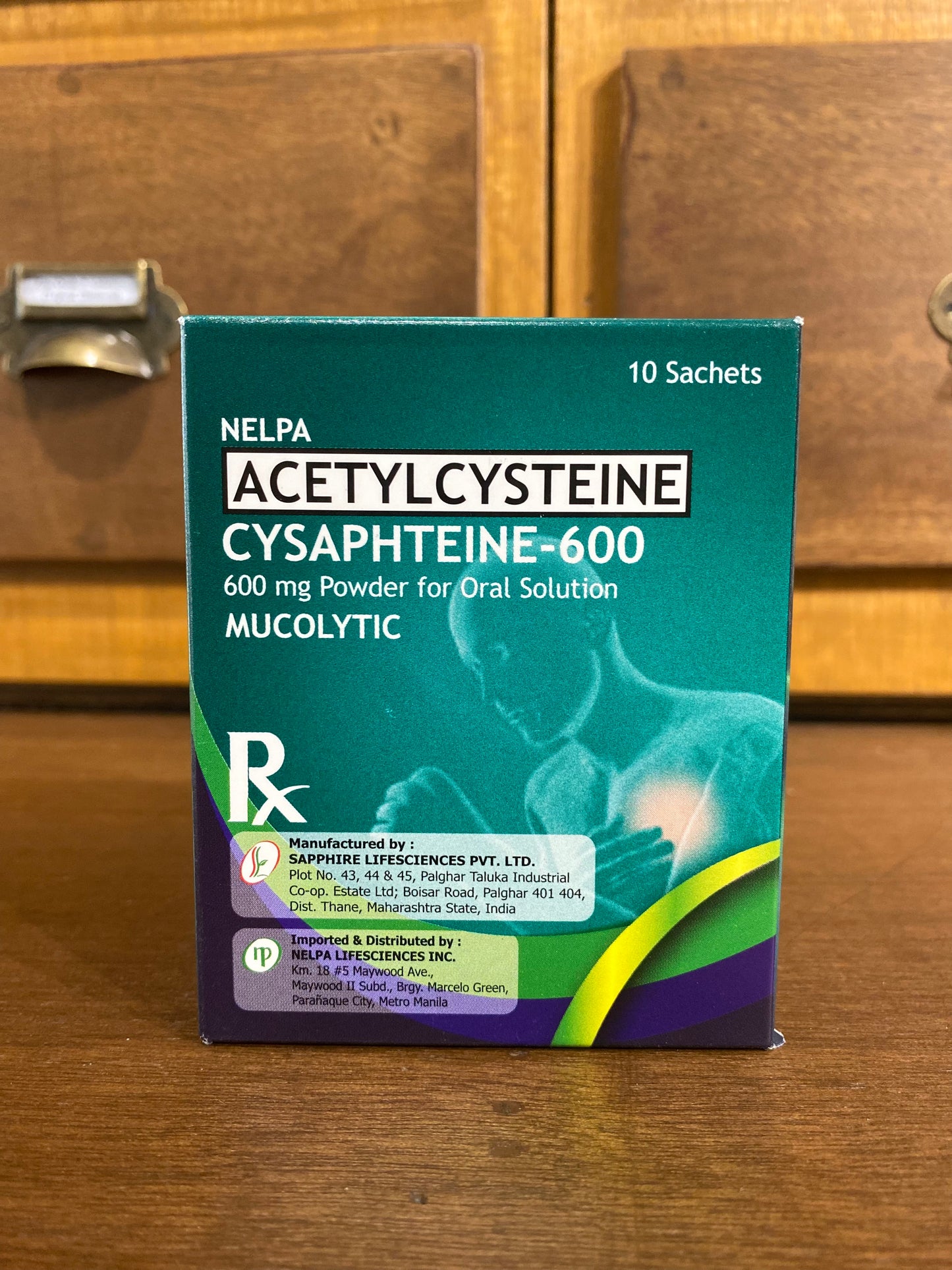 Acetylcysteine (Cysaphteine-600) 600mg