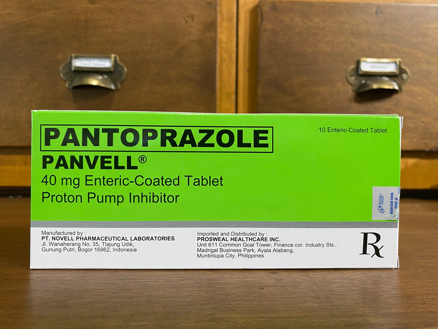 Pantoprazole Sodium (PANVELL) 40mg Enteric-Coated Tablet
