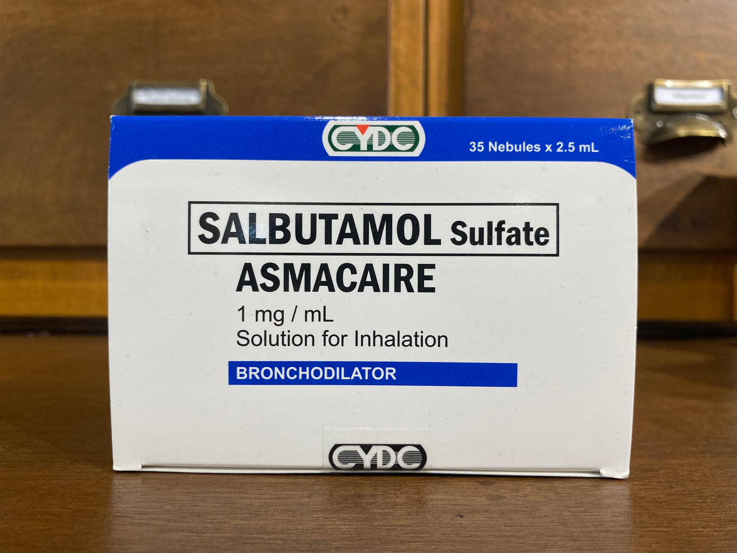 Salbutamol Sulfate (ASMACAIRE) 1mg/mL Solution for inhalation