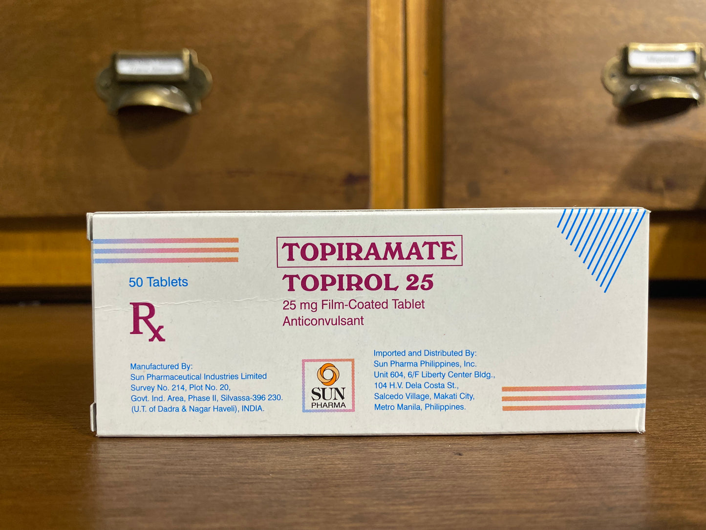 Topiramate (TOPIROL 25) 25MG TAB