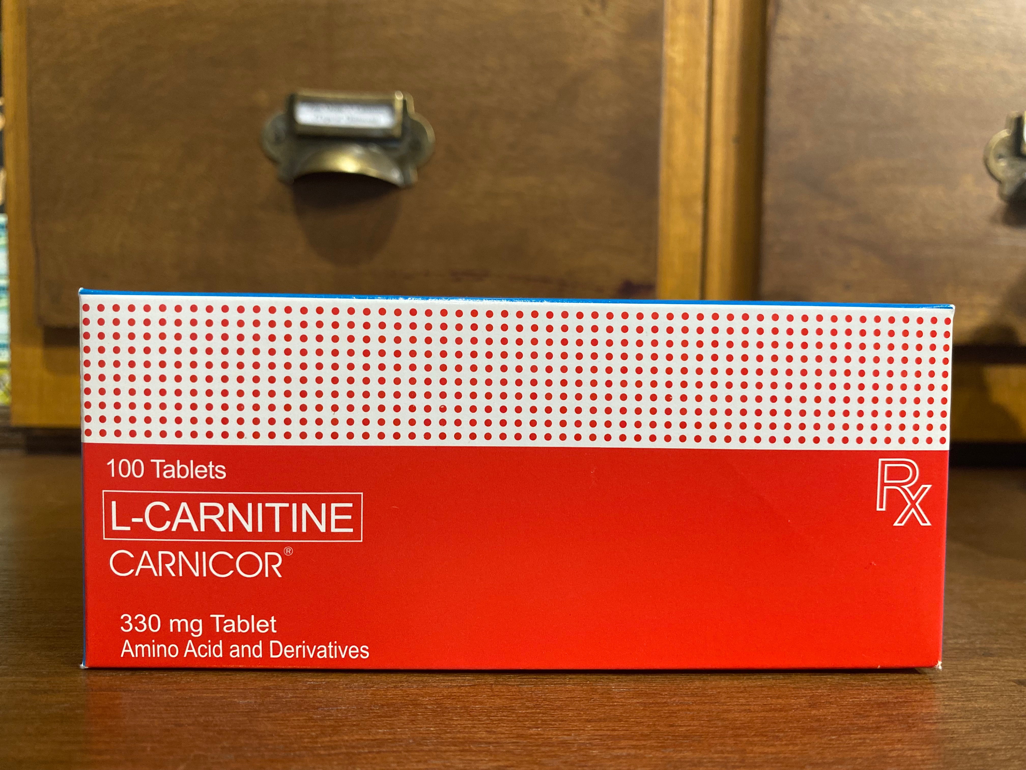 L-Carnitine (CARNICOR) 330mg tablets Meds for All L-Carnitine (CARNICOR) 330mg tablets Meds for All