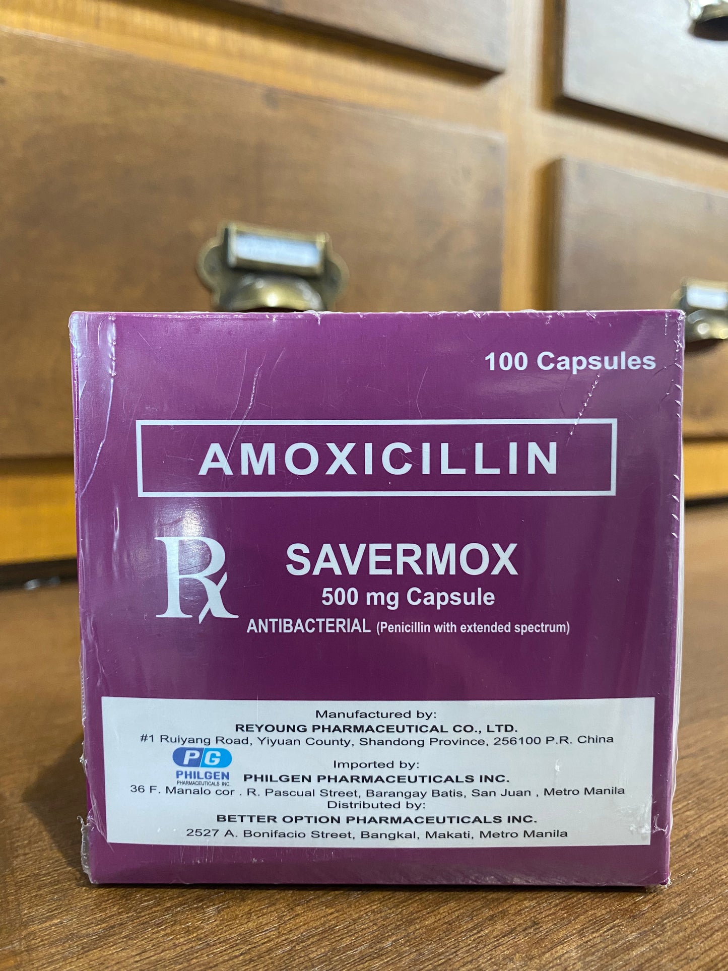 Amoxicillin (Savermox) 500mg Capsule