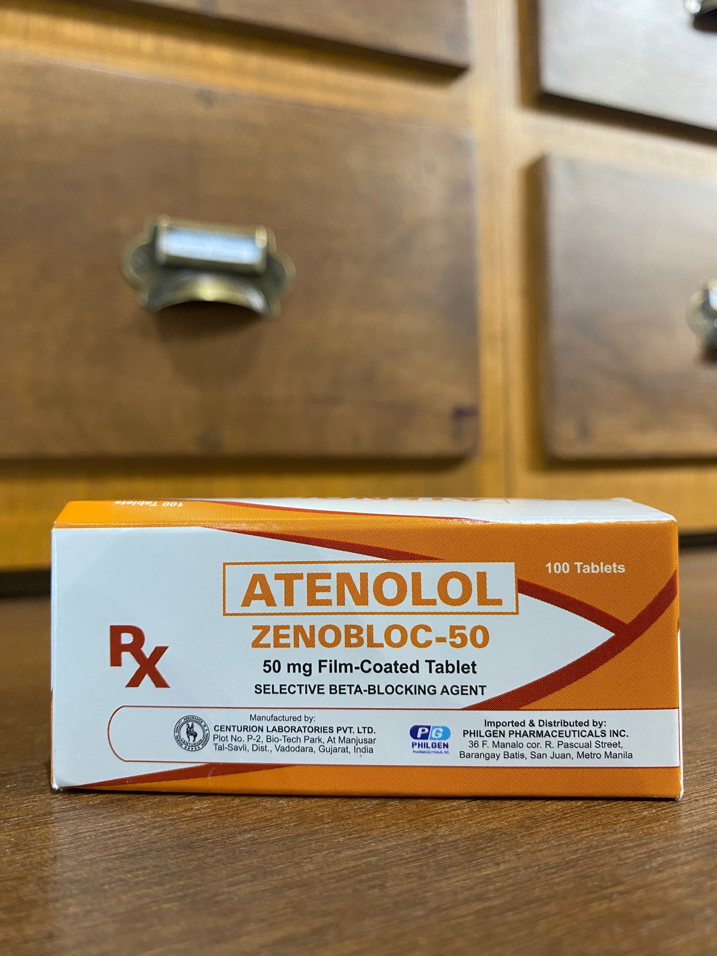Atenolol (ZENOBLOC-50) 50Mg Tablet