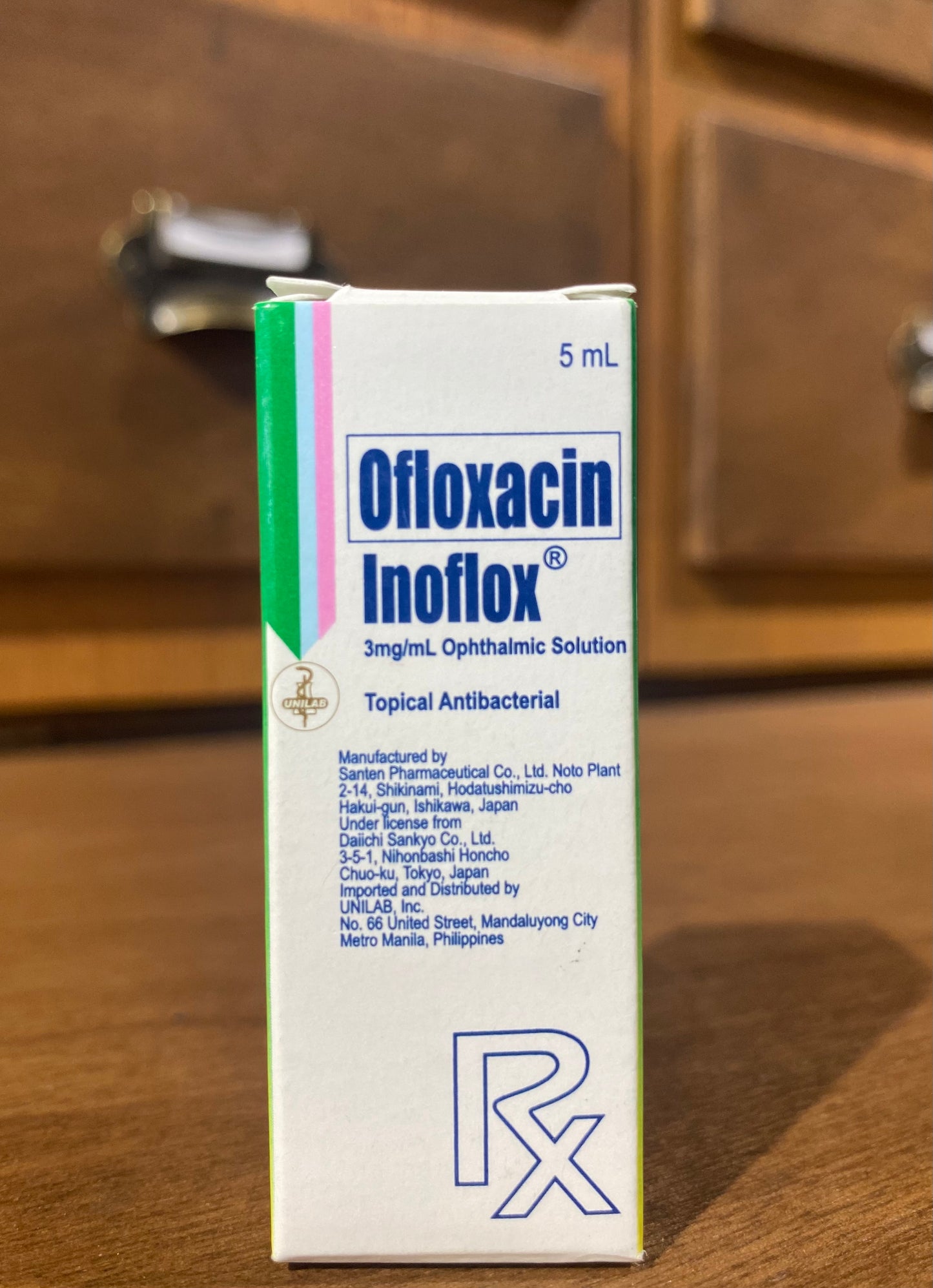 Ofloxacin (INOFLOX) 3mg/5mL Ophthalmic Solution