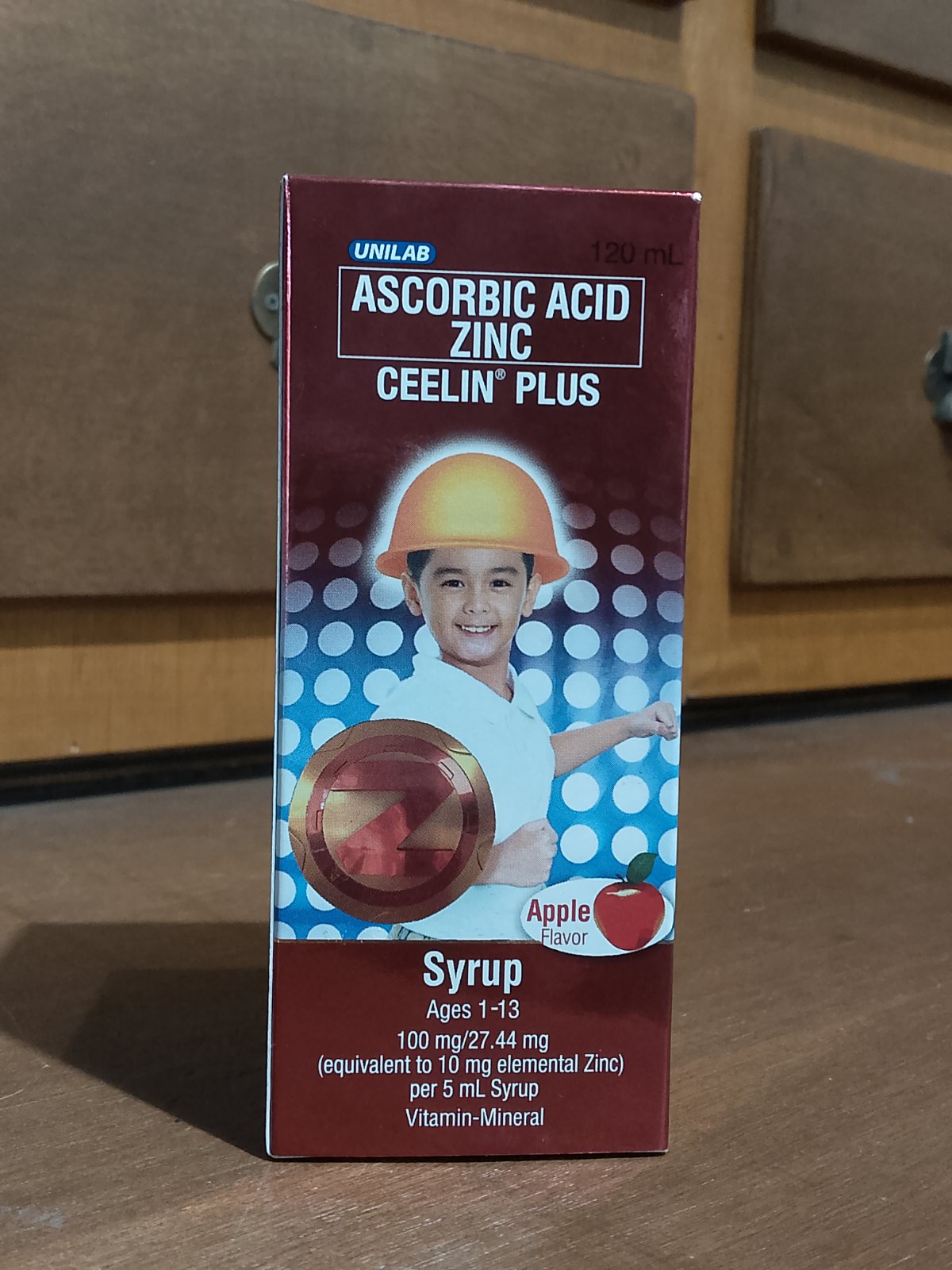 Ascorbic Acid + Zinc (Ceelin Plus) 100mg/27.44mg 120mL