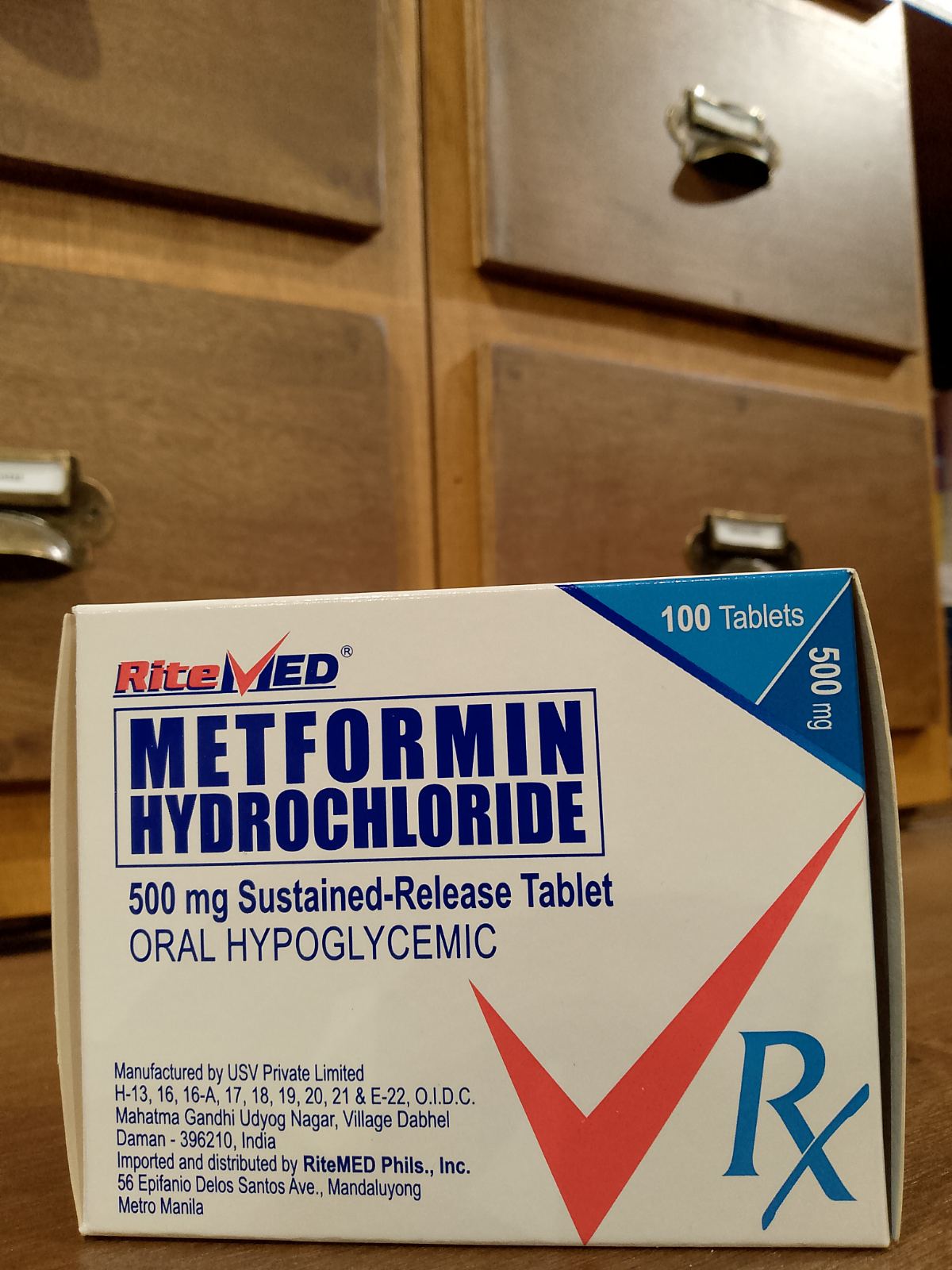 Metformin (Ritemed) 500mg Sustained Release Tablet