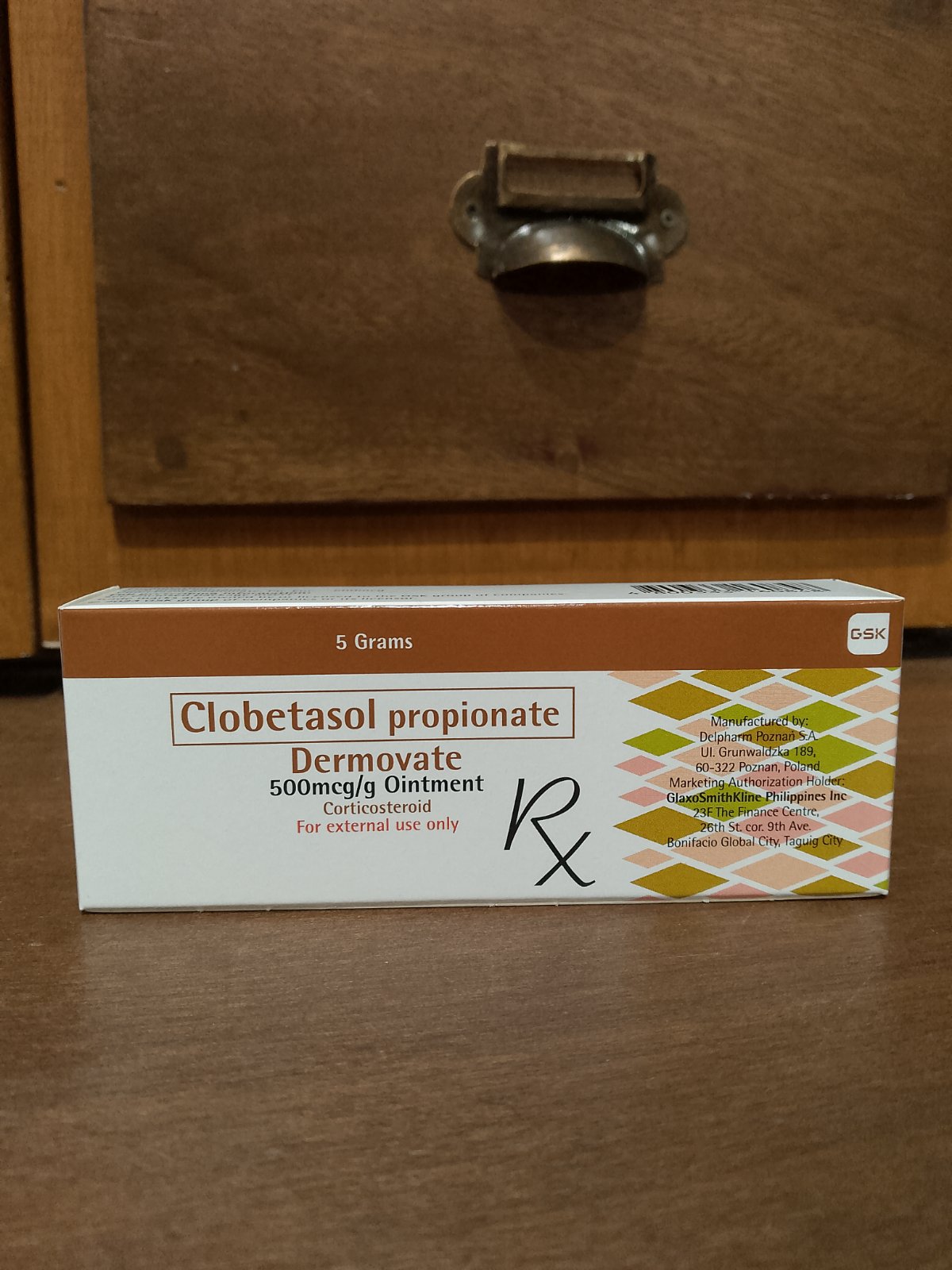 Clobetasol propionate (DERMOVATE) 500mcg/g Ointment 5g