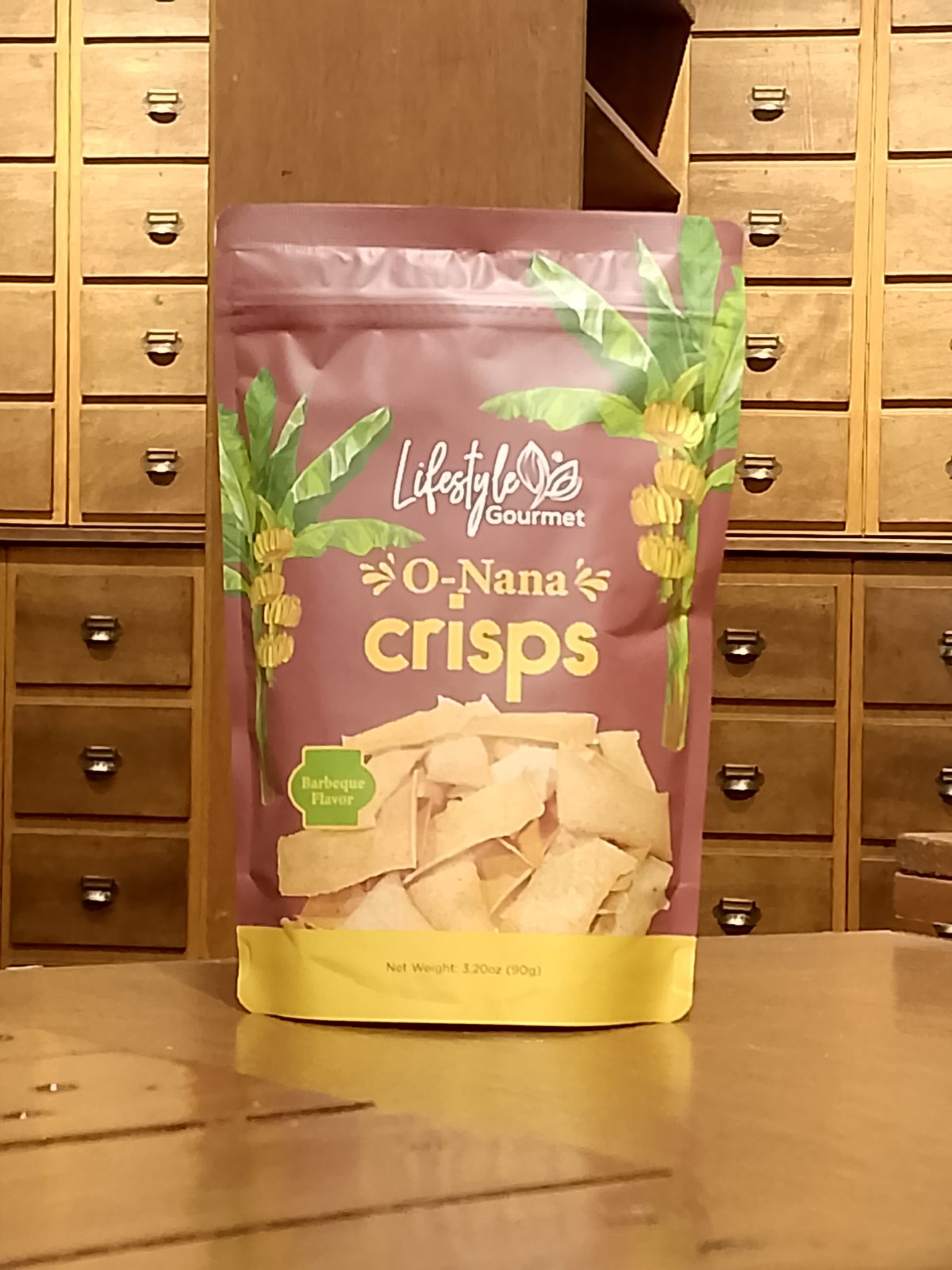 Lifestyle Gourmet O-Nana Banana Crisps (BBQ) 90g