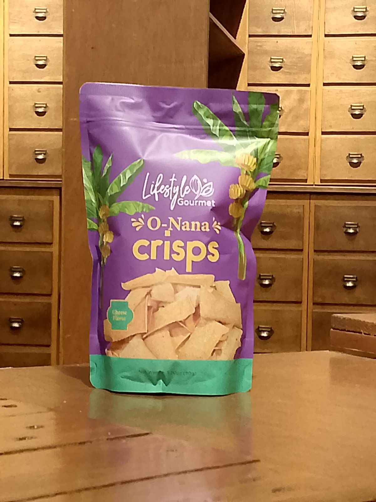 Lifestyle Gourmet O-Nana Banana Crisps (Cheese) 90g