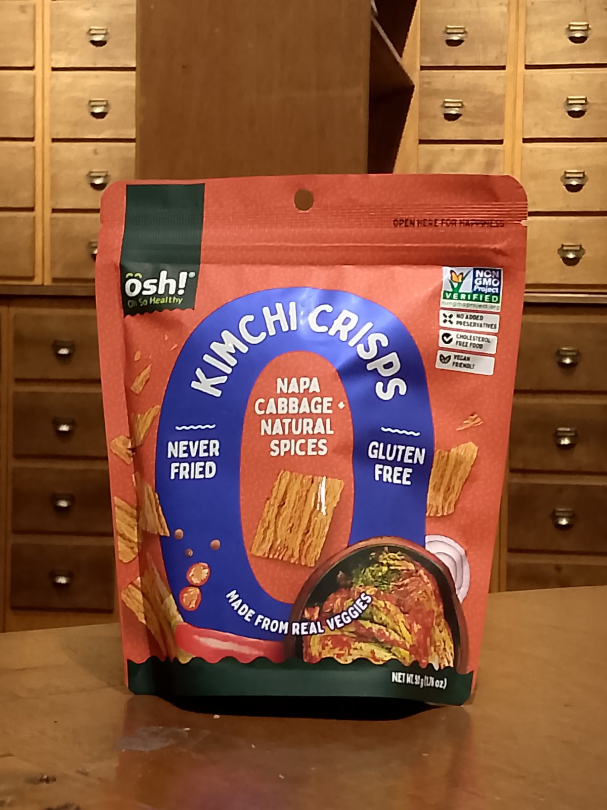 OSH Kimchi Crisps 50g