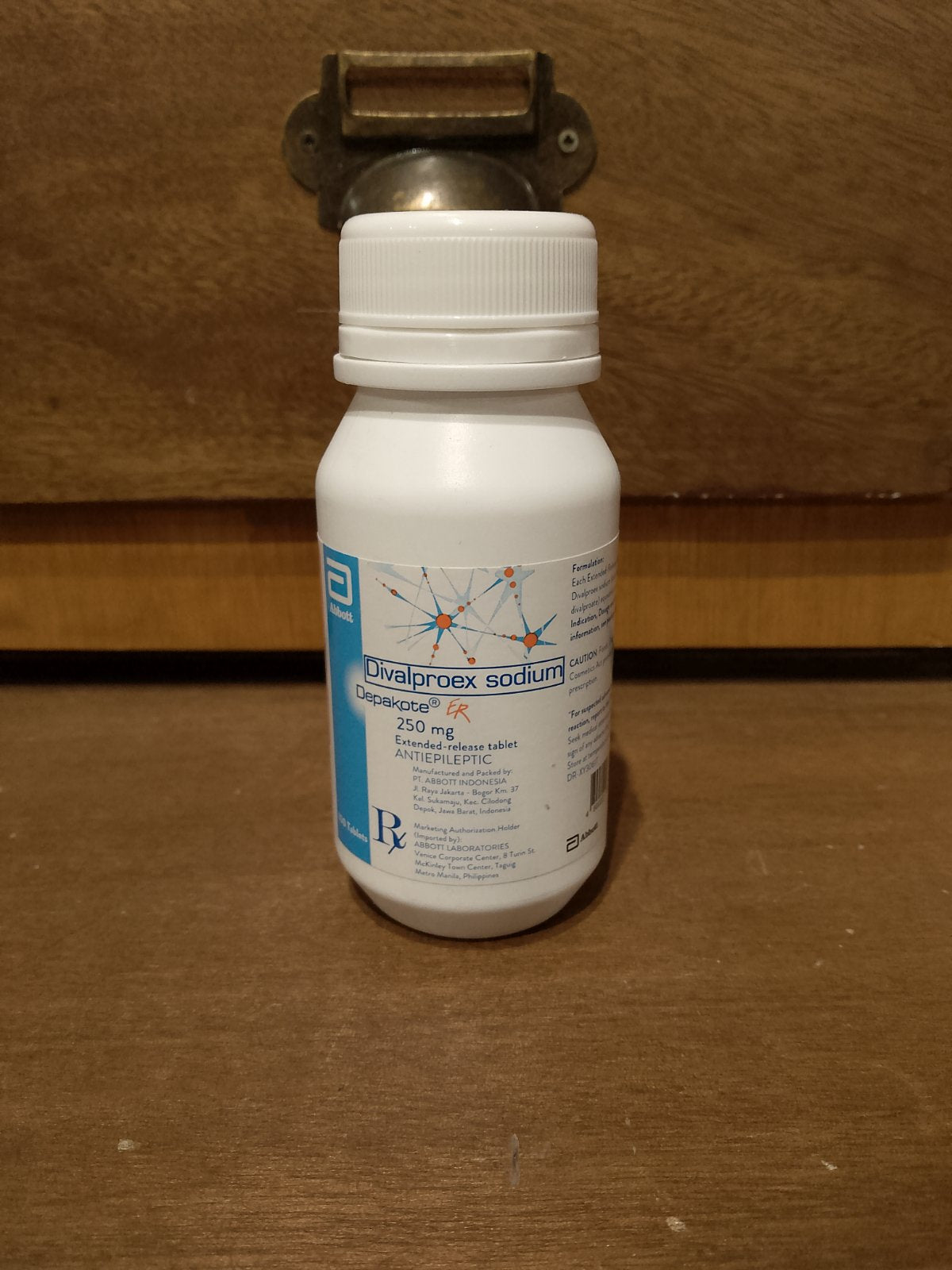 Divalproex sodium (Depakote) 250 mg Extended Release Tablet