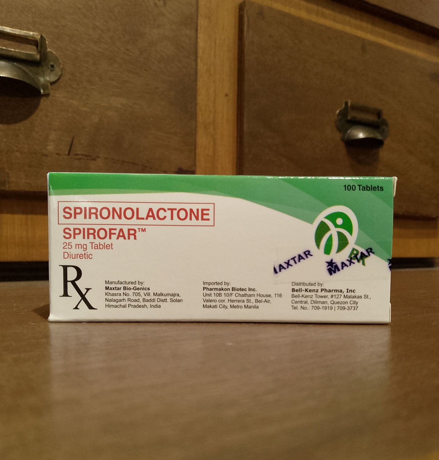 Spironolactone (Spirofar) 25mg Tablet