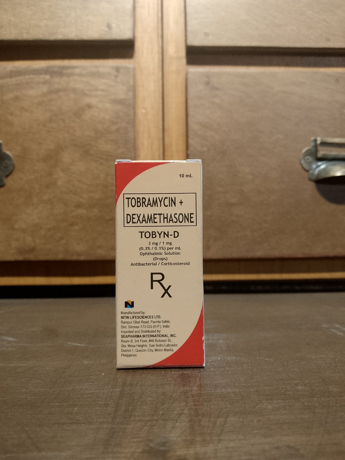 Tobramycin + Dexamethasone (Tobyn-D) 3mg/1mg per mL ophthalmic solution drops