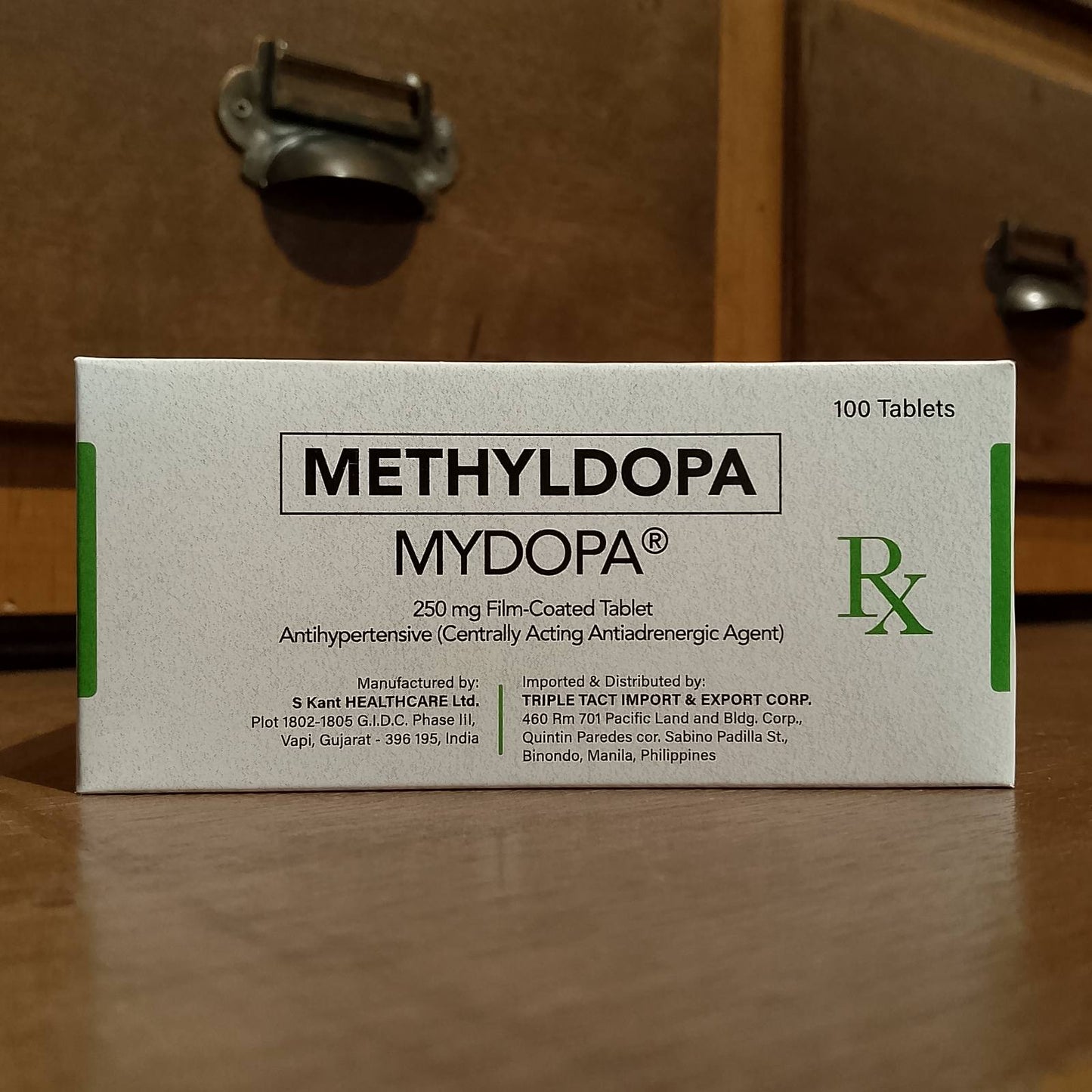 Methyldopa (Mydopa) 250mg Tablet