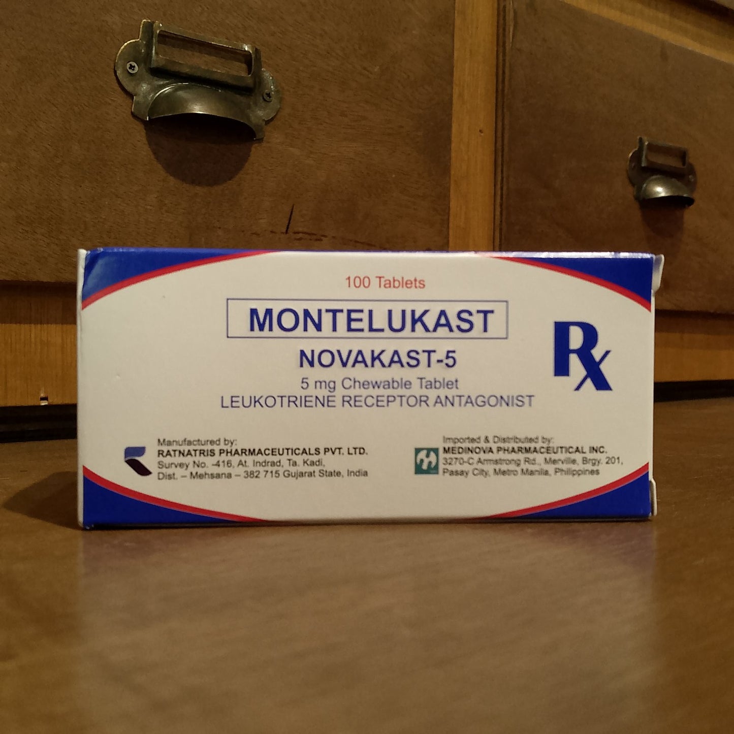Montelukast (Novakast-5) 5mg Film Coated Tablet