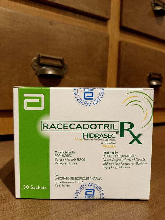 Racecadotril (Hidrasec) 30mg Granules for Oral Suspension Children