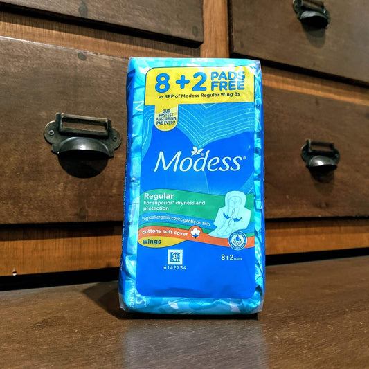 Modess Soft Wings 8+2 Promo Pack