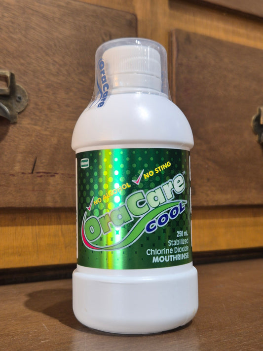 Chlorine Dioxide (Oracare Cool) Mouthrinse, 250mL