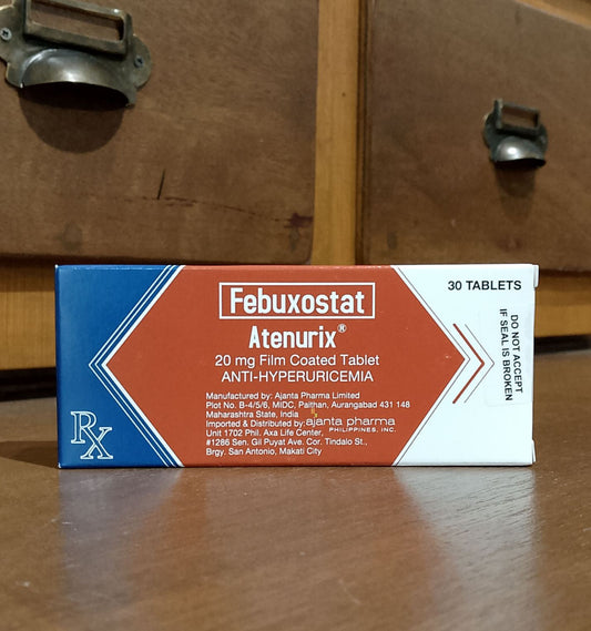 Febuxostat (Atenurix) 20mg, Film-Coated Tablet