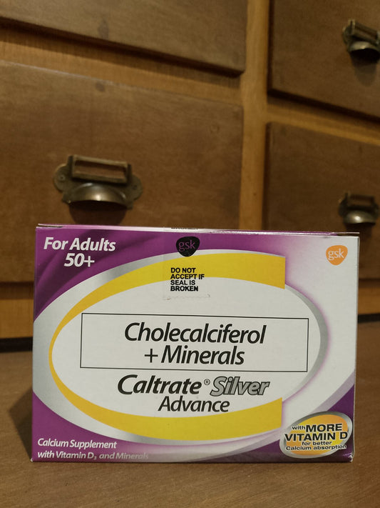 Cholecalciferol + Minerals (CALTRATE SILVER ADVANCE) Calcium  Film-Coated Tablet