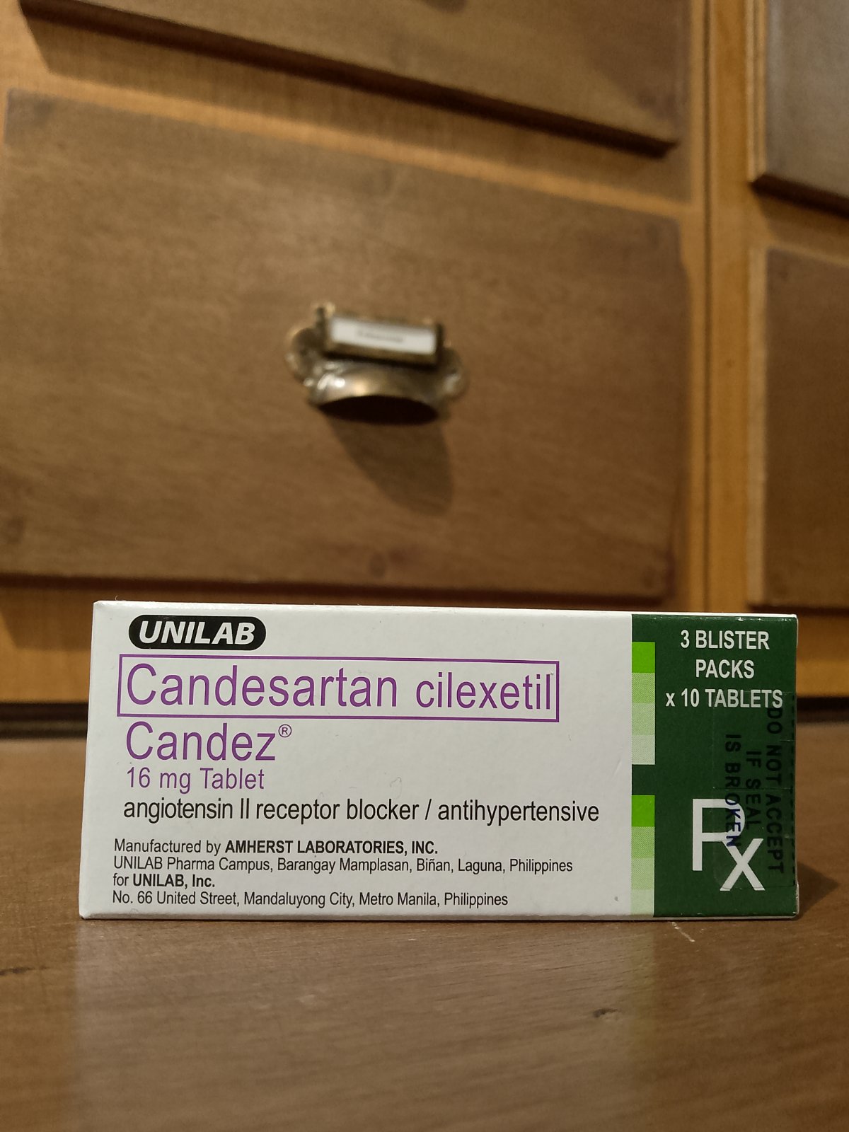 Candesartan Cilexetil (Candez) 16mg Tablet