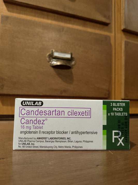 Candesartan Cilexetil (Candez) 16mg Tablet