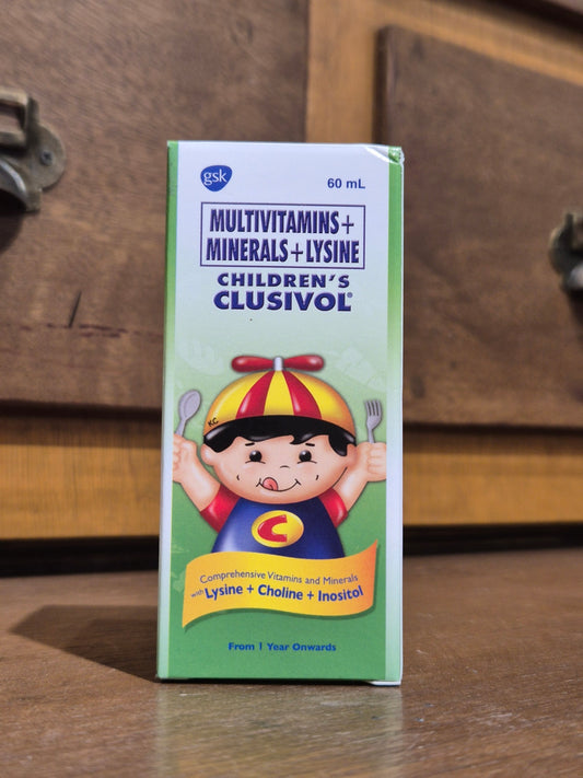 Multivitamins + Minerals + Lysine (Clusivol) 60mL, Syrup