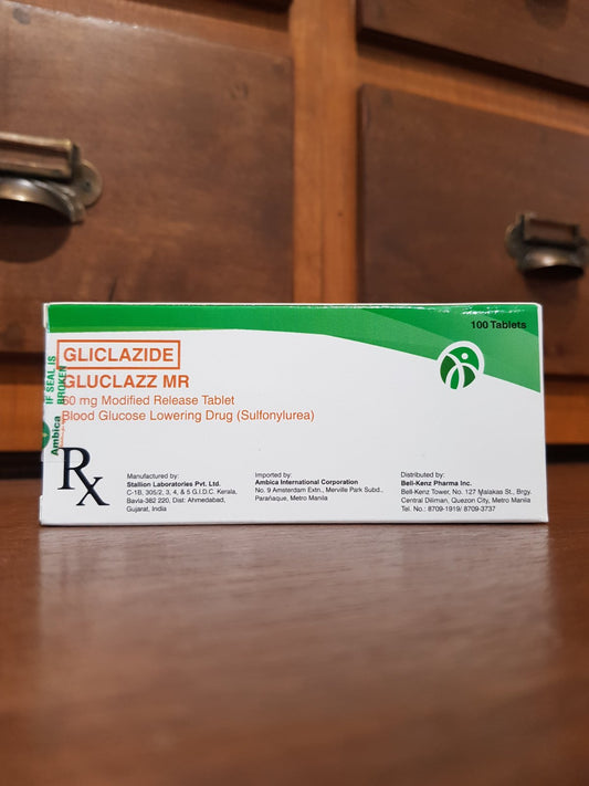 Gliclazide (Gluclazz MR) 60mg Modified Release Tablet