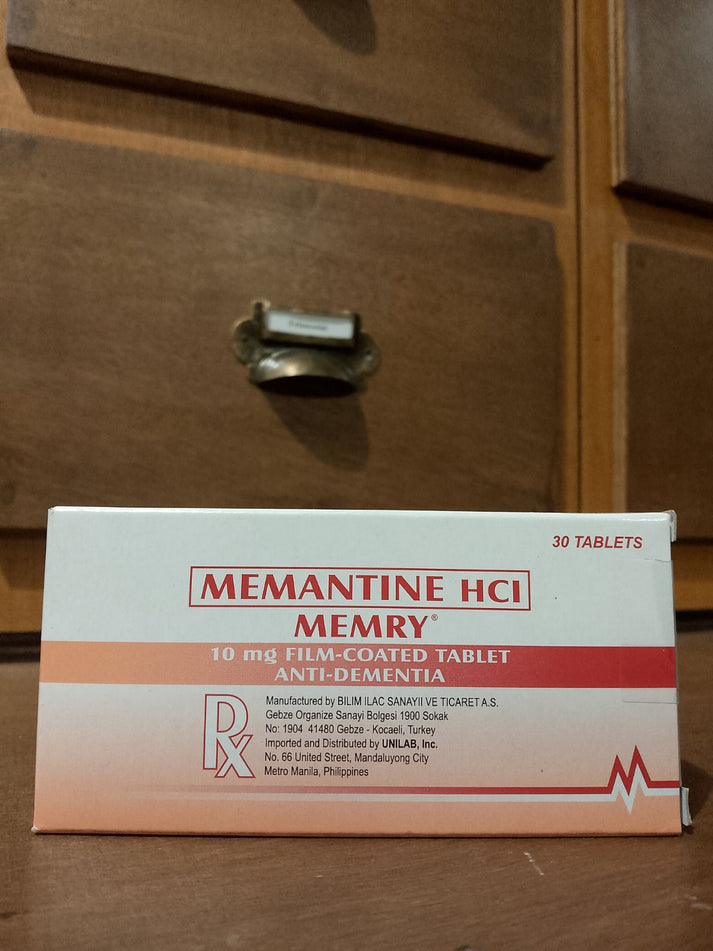 Mem Tablet Memantine HCI (Memry) 10mg Film-Coated Tablet – Meds for All