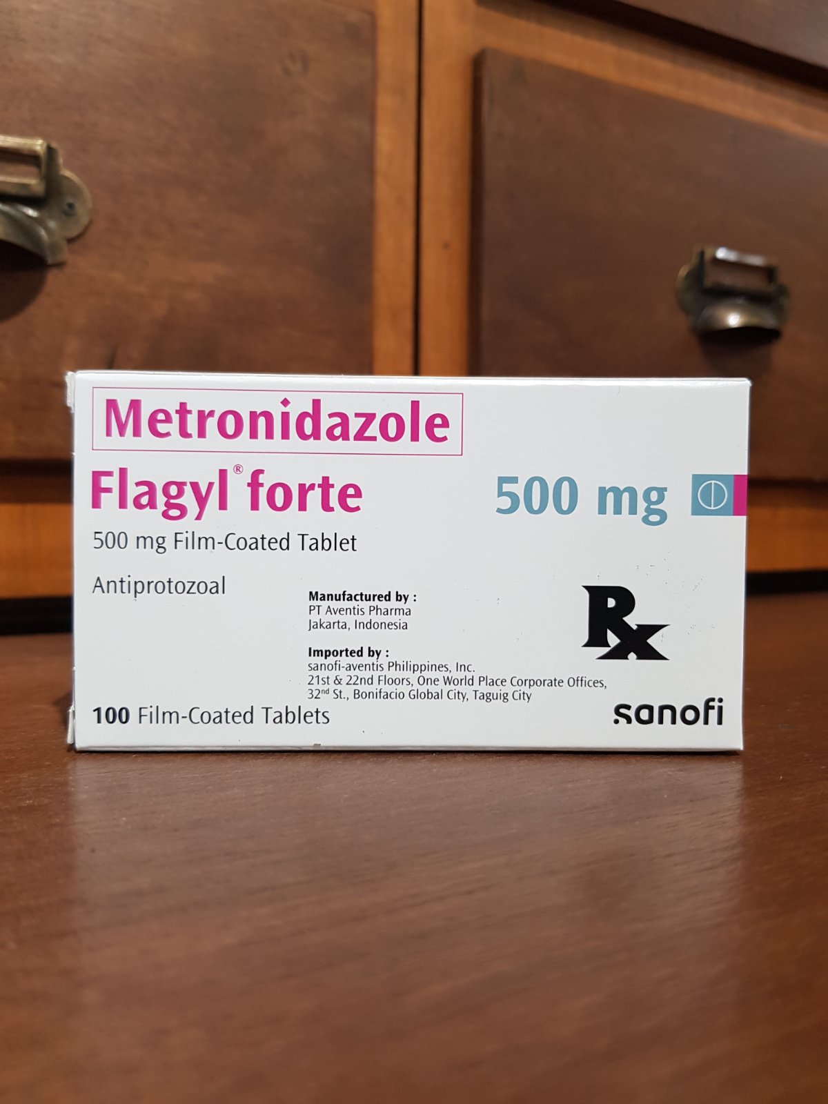 Metronidazole (Flagyl Forte) 500mg, Film-Coated Tablet – Meds for All