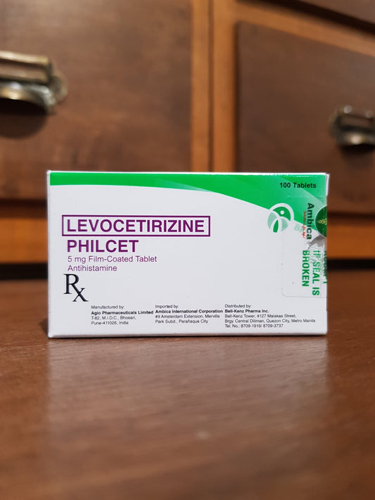 Levocetirizine (Philcet) 5mg, Film-coated Tablet