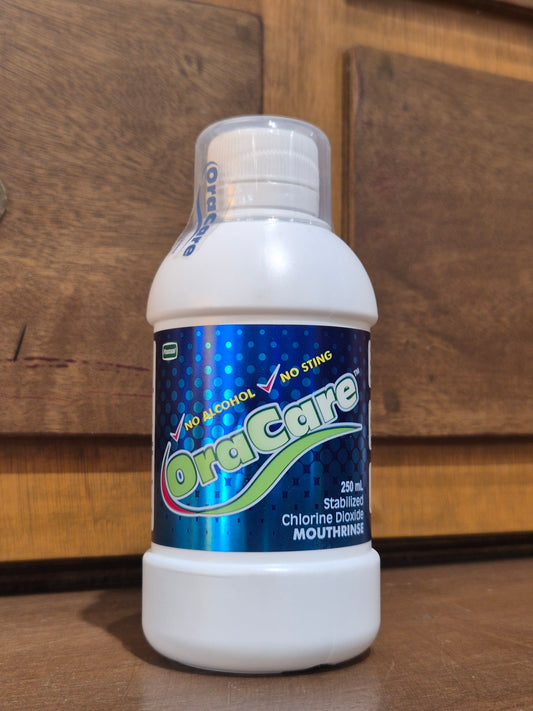 Chlorine Dioxide (Oracare) Mouthrinse, 250mL
