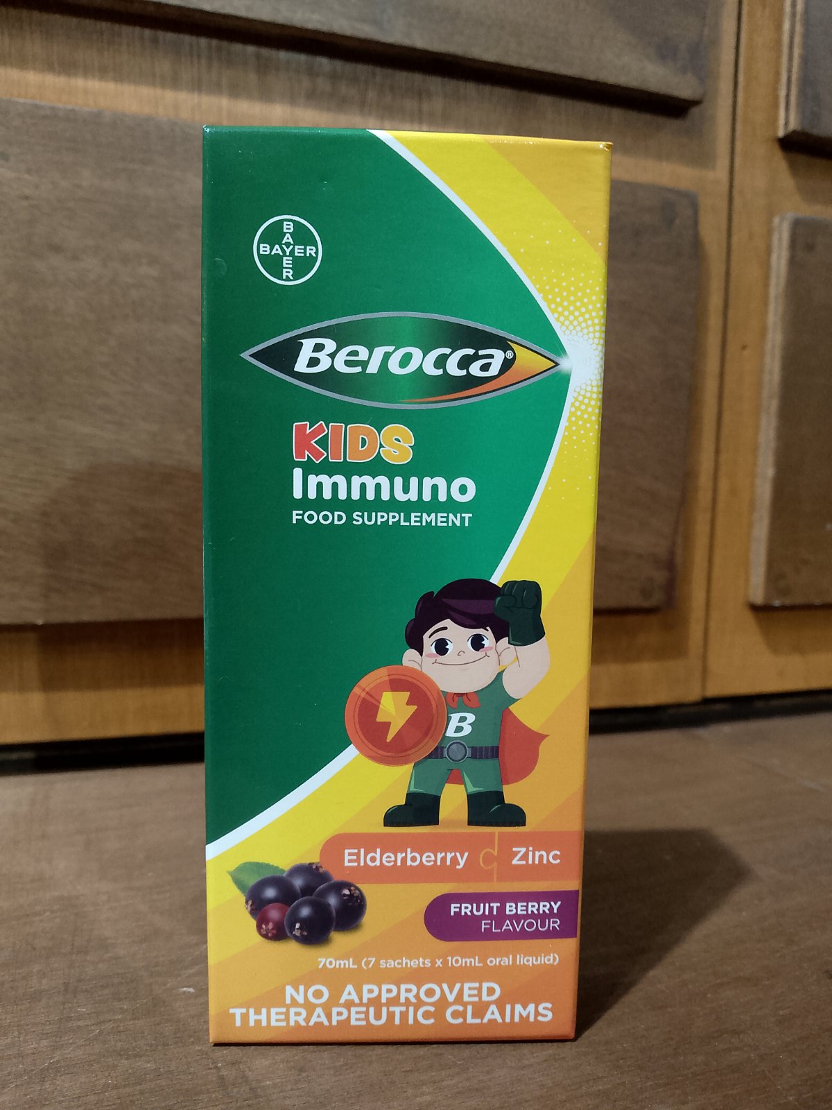 Berocca Kids Immuno, 10mL Oral Liquid, Fruit Berry Flavor
