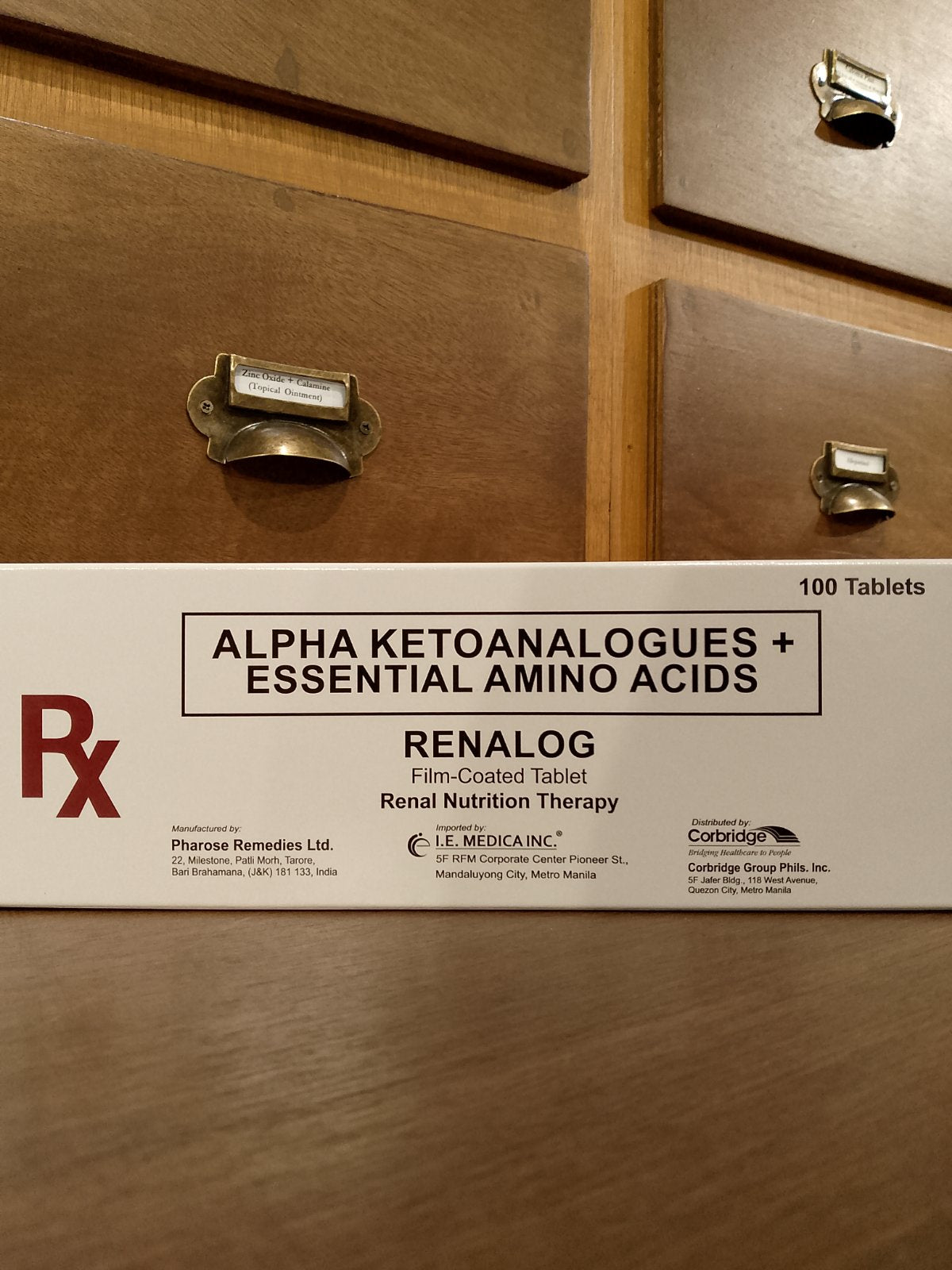 Ketoanalogues Essential Amino Acids Renalog Film Coated Tablet Meds For All 5374