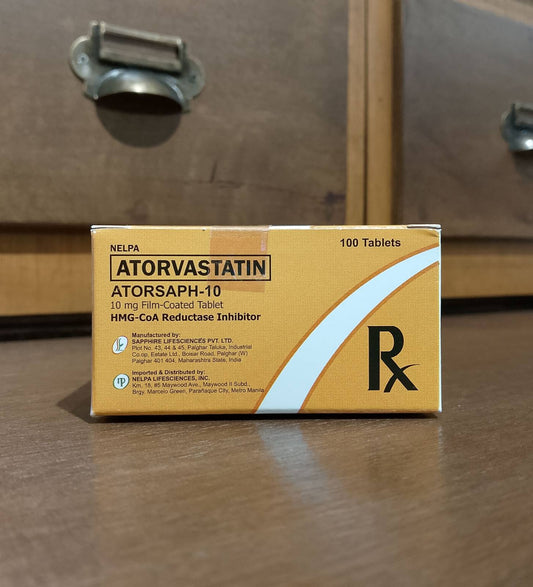 Atorvastatin (Atorsaph-10) 10mg, FC Tablet
