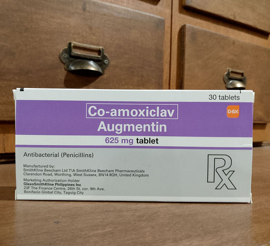 Co-amoxiclav (Augmentin) 625mg Tablet