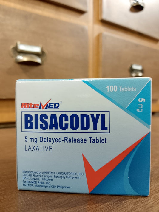 Bisacodyl (RITEMED) 5mg Delayed-Release Tablet