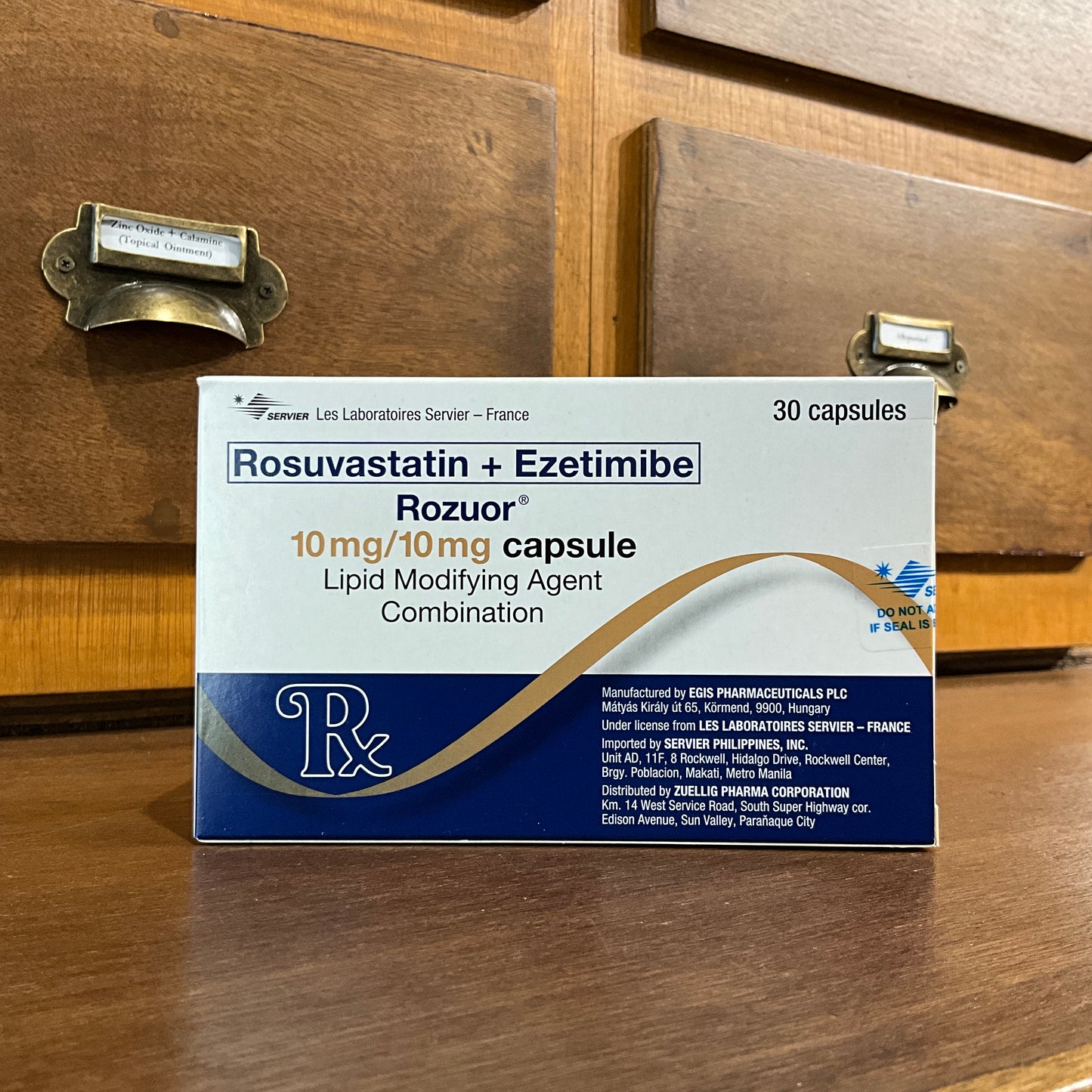 Rosuvastatin + Ezetimibe (Rozuor) 10mg/10mg Capsule