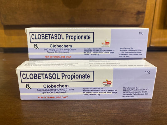 Clobetasol 0.05% Cream 15G (Clobechem)