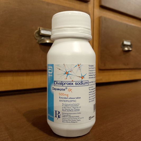 Divalproex sodium (Depakote) 500mg Extented-release Tablet