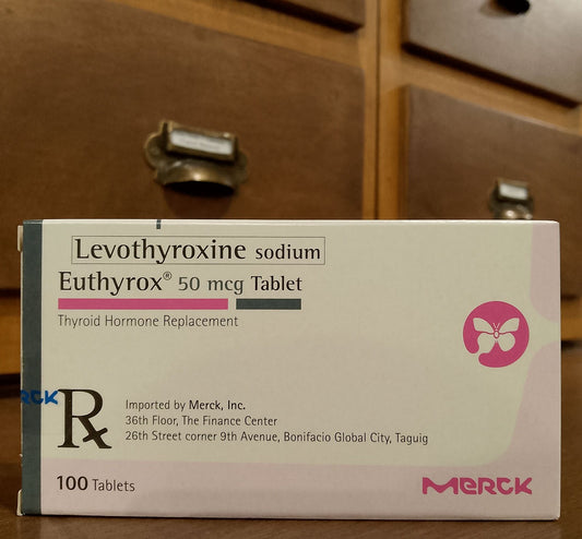 Levothyroxine Sodium (Euthyrox) 50mcg Tablet