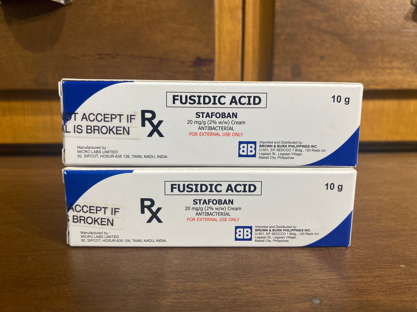 Fusidic Acid (STAFOBAN) 20mg/g (2%w/w) 10g